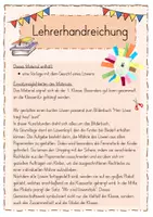 Vorschau - Mal- und Bastelvorlagen - Kunstidee zum Bilderbuch "Herr Löwe trägt heut' bunt!" - Seite 1
