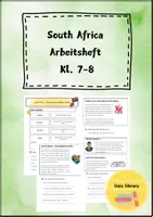 Vorschau - Arbeitsblätter - South Africa Arbeitsheft Klasse 7-8 - Deckblatt
