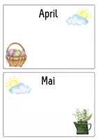 Vorschau - Mal- und Bastelvorlagen - Geburtstagskalender für die Klasse I Classroom-Management - Seite 2