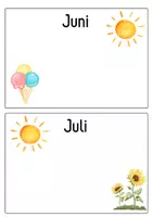 Vorschau - Mal- und Bastelvorlagen - Geburtstagskalender für die Klasse I Classroom-Management - Seite 3