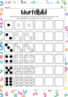 Vorschau - Arbeitsblätter - Würfelbilder nachzählen und selbst malen (20 Seiten) 🎲👀✨ - Seite 1