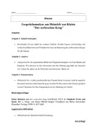 Vorschau - Test - Klausur - Heinrich von Kleist - "Der zerbrochne Krug" - Gesprächsanalyse 6. Auftritt - Seite 1