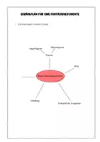 Vorschau - Arbeitsblätter - Erzählplan Fantasiegeschichte - Seite 1