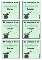 Vorschau - Anderer Materialtyp - Willkommenskarten - neues Schuljahr 🪄 (Version 2) - Seite 1