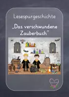 Vorschau - Unterrichtsreihen - Lesespur "Das verschwundene Zauberbuch" - Deckblatt
