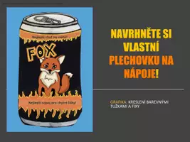 Náhled - umění - krok za krokem: Navrhněte si vlastní plechovku na nápoje - krycí list