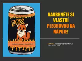 Náhled - umění - krok za krokem: Navrhněte si vlastní plechovku na nápoje - boční 1