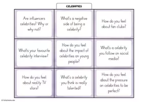Vorschau - Aufgabenkarten - „Celebrities“ – 27 Conversation Cards / Stop and Swap - Seite 2
