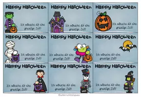 Vorschau - Anderer Materialtyp - Halloween - Grußkärtchen - Seite 1