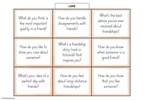 Vorschau - Aufgabenkarten - „Love“ – 27 Conversation Cards / Stop and Swap - Seite 1