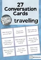 Vorschau - Aufgabenkarten - „Travelling“ – 27 Conversation Cards / Stop and Swap - Deckblatt