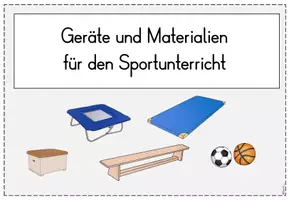 Vorschau - Poster - Bildkarten mit Geräten und Materialien für den Sportunterricht - Seite 2