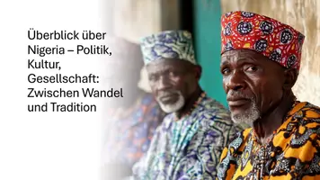 Vorschau - Präsentationen/Tafelbilder - Präsentation: Nigeria im Unterricht behandeln - Unterrichtseinstieg - Deckblatt