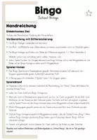 Vorschau - Spiele - School things At school Bingo differenziert - Englisch - Seite 2