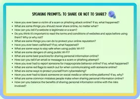 Vorschau - Aufgabenkarten - To Share or Not to Share? (Speaking Prompts / Conversation Starters) - Seite 3
