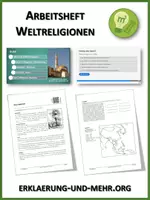 Vorschau - Unterrichtsreihen - Weltreligíonen (Arbeitsheft) - Deckblatt