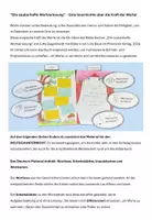 Vorschau - Arbeitsblätter - Bilderbuch "Die zauberhafte Wortverlosung" (Deutsch, Kunst) - Seite 1