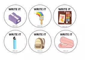 Vista previa - Juegos / Gamificación - What's in a school bag? (Board game & 30 cards) - página 3