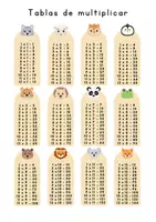 Vista previa - Otros - Tablas de multiplicar - página 1