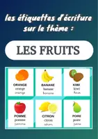 Aperçu - Jeux - Atelier d'écriture : Le vocabulaire sur les fruits (MS GS CP et Ulis) - Page de couverture