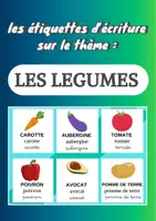 Aperçu - Feuilles d'exercices - Atelier d'écriture : Le vocabulaire sur les légumes (MS GS CP et Ulis) - Page de couverture