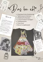 Vorschau - Mal- und Bastelvorlagen - "Das bin ich!" - Selbstportrait mal anders - Deckblatt
