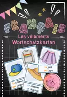 Vorschau - Präsentationen/Tafelbilder - Les vêtements - Wortschatzkarten - Deckblatt