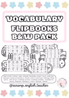 anteprima - Materiale per pittura e bricolage - PACCHETTO DI LIBRETTI VOCABOLARIO DA COLORARE (CON PAROLE) - Pagina di copertina