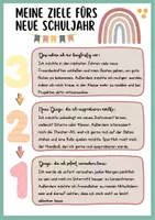 Vorschau - Arbeitsblätter - Ziele neues Schujahr Klasse 5/6 - Seite 3