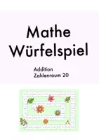 Vorschau - Spiele - Würfelspiel Mathe Addition Zahlenraum 20 - Deckblatt