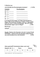 Vorschau - Test - 1 mathearbeit mit Vorbereitung Klasse 2 - Seite 3