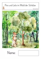 Vorschau - Stationenlernen - Bilderbuchprojekt am Beispiel von "Pino und Lela- Ein Wald voller Schätze" von Günther Jakobs - Seite 2