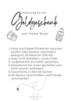 Vorschau - Mal- und Bastelvorlagen - Geldgeschenk zum Thema Reise - Seite 2