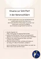 Vorschau - Mal- und Bastelvorlagen - Eichhörnchenklasse - Namensschilder - Seite 1