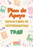 Vista previa - Unidades / Secuencias / Situaciones de Aprendizaje - PLAN DE APOYO LOMLOE - LECTOESCRITURA - ALUMNADO TDAH - Portada