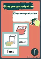 Vorschau - Anderer Materialtyp - Klassenorganisation_Hinweisschilder - Deckblatt
