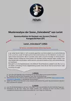 Vorschau - Unterrichtsreihen - Kurzgeschichten + Kommunikation (EF): Musteranalyse "Feierabend" von Loriot - Deckblatt
