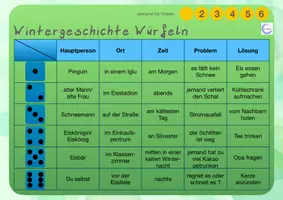 Vorschau - Aufgabenkarten - Differenzierung Würfeln - Seite 1
