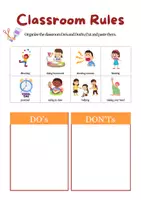 Vorschau - Arbeitsblätter - Pauker Englisch - School rules (Wortschatz/Zuordnen und Ausschneiden) - Seite 2