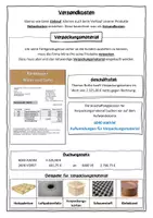 Vorschau - Stundenentwürfe - Versandkosten im Verkaufsbereich BwR 8 II Lehrplan Plus - Seite 1
