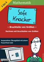 Vorschau - Spiele - Safe Knacker Rechnen mit Bruchteilen von Größen - Deckblatt