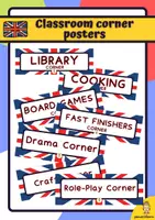 anteprima - Esercizi - Raccolta di materiali: Pacchetto decorazione aula di inglese - Pagina 1