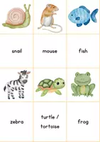Vorschau - Spiele - Animal Match - Spielkarten für den Englischunterricht - Seite 3