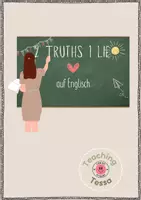 Vorschau - Arbeitsblätter - Two truths and one lie - Deckblatt
