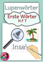 Vorschau - Arbeitsblätter - LUPENWÖRTER Erste Wörter - N F T - Deckblatt
