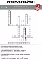 Vorschau - Arbeitsblätter - Erste Hilfe: Kreuzworträtsel für Grundschüler Teil 2 - Deckblatt