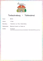 Vorschau - Präsentationen/Tafelbilder - Aufsatz & Schreiben: Tafelmaterial Tierbeschreibung (Struktur & Satzanfänge) - Deutsch - Kl. 3/4 - Seite 1
