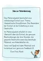 Vorschau - Stundenentwürfe - Materialpaket Geometrische Formen - Seite 1