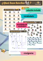 Vorschau - Stundenentwürfe - ¿Qué has hecho hoy? Pretérito Perfecto - Deckblatt