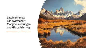Vorschau - Präsentationen/Tafelbilder - Lateinamerika: Landwirtschaft, Marginalsiedlungen und Globalisierung - Deckblatt